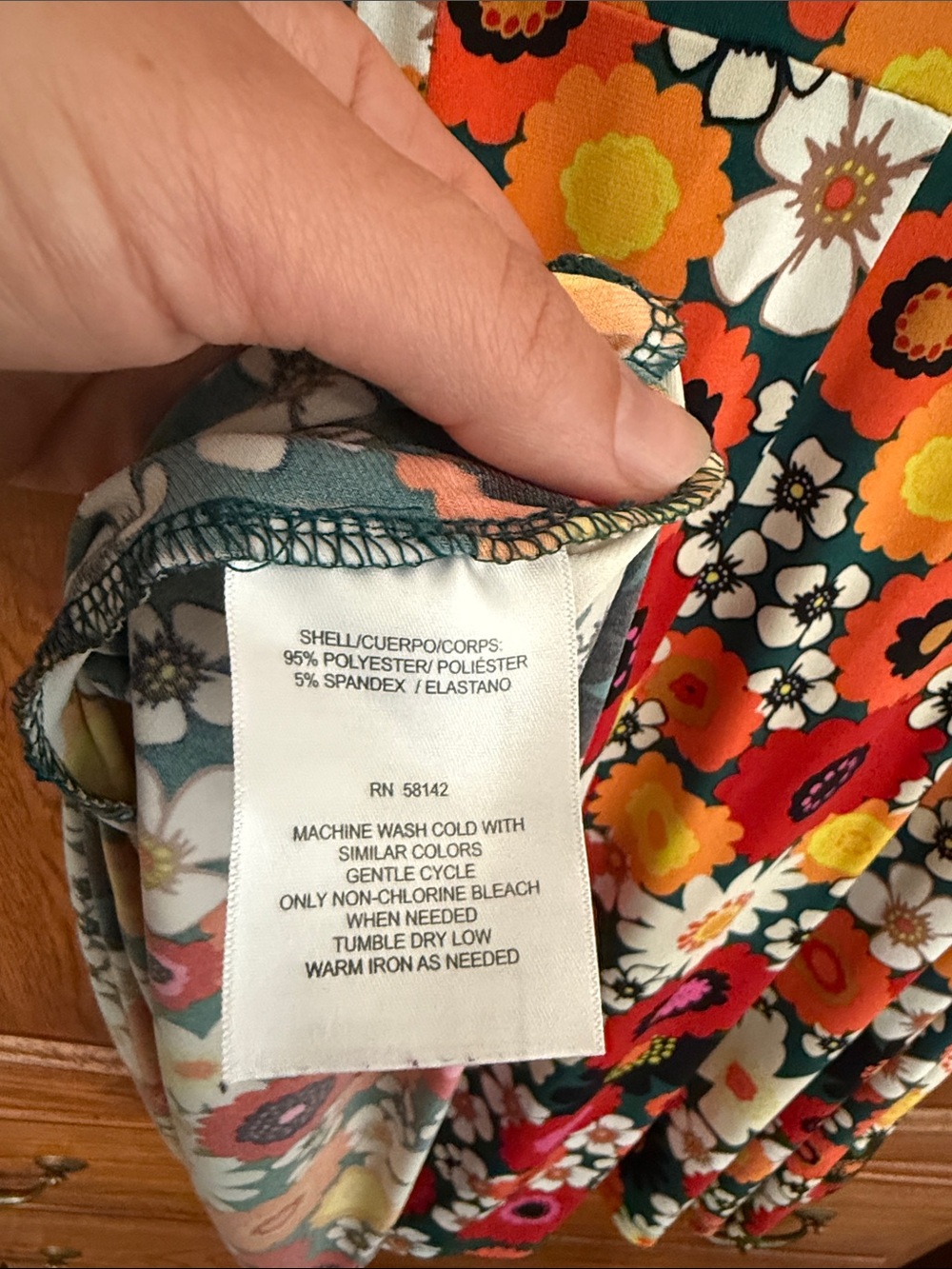 Maggy London floral knee length dress - Picture 5 of 5